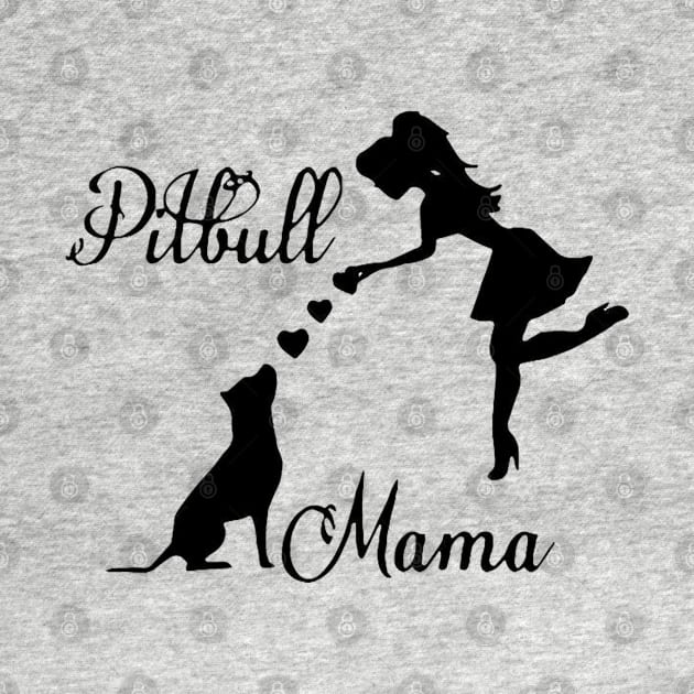 Pitbull Mama by  The best hard hat stickers 